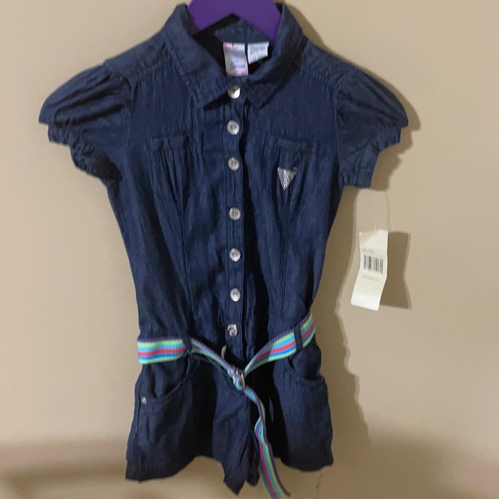 Girl’s Denim GUESS Romper